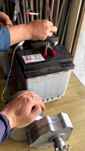 Motor giảm tốc 12V 600W có chổi than chế tạo robot động cơ giảm tốc 12V 600w motor 12V giảm tốc