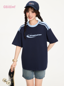 Gbiaior | Summer Casual T-shirt for Men and Women with National Style Patchwork Design