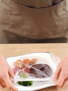 Disposable Plastic Wrap Cover Food Grade Household Refrigerator Leftover Fresh Keeping Film Bowl Cover