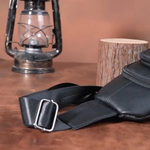 Túi đeo chéo nam 100% da bò thật CBL101