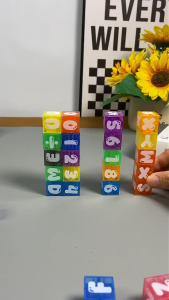 [40 Viên] Khối Nam Châm Mini Chữ Cái Và Số Magnet Blocks Đồ Chơi Trí Tuệ Trẻ Em Phát Triển Tư Duy