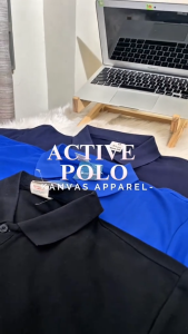 Kanvas Apparel Active Polo Shirt for Men & Women with Collar & Buttons Formal Tops Mens Golf Basic Plain Royal Blue