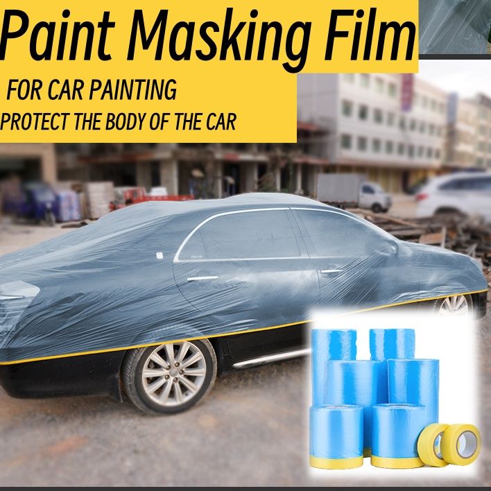 Multi-specification, car paint masking protective film, electrostatic ...