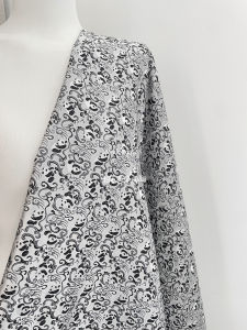 Classical Panda Cloud Pattern Embroidered Fabric Drapery Feel Suit Material Hanfu Tang Costume Ancient Outfit Outerwear Cloth