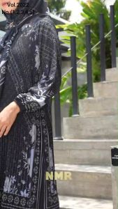 NMR Setelan Celana Kulot Tunik Katun Paris Plisket Vol 2022-4 ( Inc Hijab)