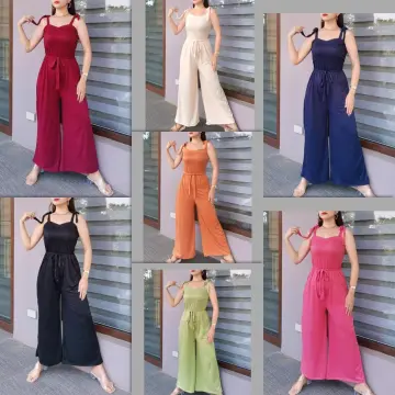 Jumpsuit pastel color on sale