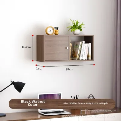 Scandinavian Minimalist Solid Wood Wall Mounted Storage Cabinet