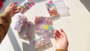 Lakoe DIY Bracelet Kit Complete Set Beads Kit DIY letter beads kit set for Name Bracelets Jewelry Making and Crafts DIY Beads Set DIY Toys For Girls