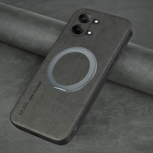 szhaiyu | Magnetic Ring Stand Retro Leather Phone Case for Xiaomi Poco X8 Pro Max X7 F8 Ultra Wireless Charging Shockproof Protect Cover