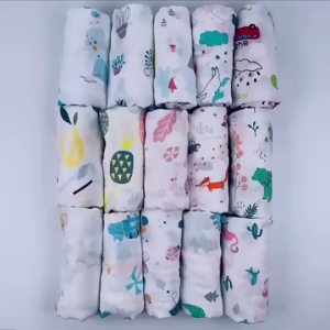 Newborn Baby Muslin Swaddle Soft Blanket Kain Bedung Kain Selimut Napkin Lampin Blanket Premium Quality