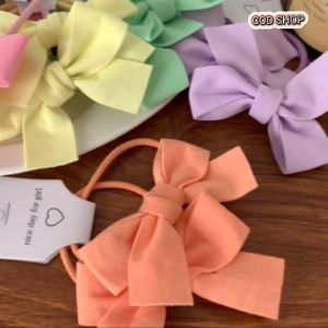 Zaman Now - Ikat Rambut Anak Motif Pita / Ikat Rambut Korea Anak Perempuan Model Pita 1 Set 2 Pcs / Kunciran Rambut Korea Style