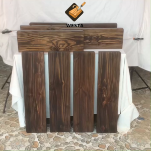 Kệ gỗ gắn tường bằng vít âm Kệ gỗ thông nguyên tấm WESTA decor trang trí màu nâu Chocolate nâu Walnut nâu Óc chó