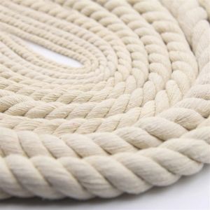 Macrame Cord Twisted String Cotton Cord For Handmade Natural Beige Cords Rope Thread DIY Craft Knitting Making Wall Hangings