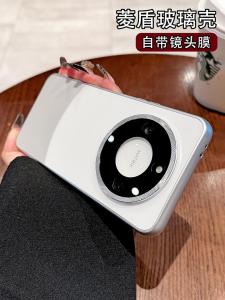 Ultra-Thin Honor X70 pro Phone Case Glass Soft Edge Full Lens Protection Mens Lightweight Luxury Hard Shell Protective Cover