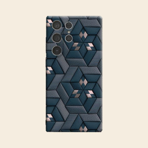 Dark Hexagon Luxury Fashion Full Lens Protective Case for Samsung Galaxy S26 S25 S24 A56 A36 Plus Ultra