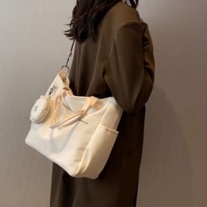 ACE🔥Women Bag Canvas Bag Sling Bag Pocket Bag Shoulder Bags Tote Bag Waterproof Handbag Beg Perempuan Murah Dan Cantik包包/帆布袋2024010304