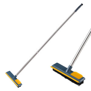 Bàn Chải Vệ Sinh Sàn Nhà Cán Dài 2 Trong 1 Thân Thiện Với Môi Trường Bằng Nhựa Dùng Lau Tường Nhà Tắm Chà Gạch Chà Sàn Nhà Tắm Dùng Cho Việc Vệ Sinh Nhà Cửa