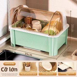 Tủ Đựng Dụng Cụ Ăn Nâng Cao Chống Bụi Đa Năng