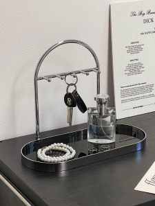 Minimalist Modern Stainless Steel Storage Box for Entryway Hallway Shoes Cabinet Tabletop Jewelry Ring Miscellaneous Items