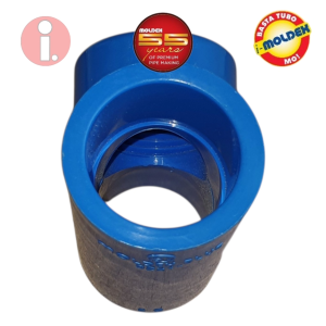 MOLDEX BLUE 90 Tee PVC fittings for cold water plumbing system embossed logo 20 25 32mm