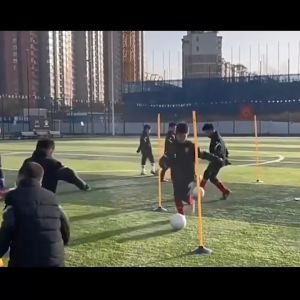 1.5m Alat Latihan Agility PVC Base Stik Agility Membongkar Alat Latihan Sepak Bola Portabel