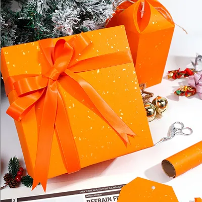 1roll Luxury Hot Stamping Gift Wrapping Paper Elegant Gift Packaging for Christmas Wedding Valentines Day Birthday DIY Craft