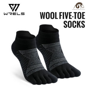 WRELS | 1/2/3Pairs WRELS COOLMAX Five-Toe Socks Athletic Breathable Quick-Dry Hiking Runing Socks Non-Slip Super Thick Outdoor Socks
