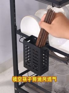 Dish Drainer Drying Rack Dish Rack Organizer Stainless Steel Kitchen Dish Drying Rack Household Nordic Style Chopsticks Storage Box Container Rack Kitchen Table Top Organizer 碗架