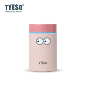 TYESO | Tyeso 260ml Vacuum Flasks Stainless Steel Vacuum Insulated Food Jar Thermal Lunch Box Breakfast Cup for Office With Eye Sticker