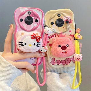 Phone Case Honor X9C Smart 5G 3D Summer Macaron Cute Cartoon Casing Shockproof Silicone Soft Back Cover with Doll Lanyard