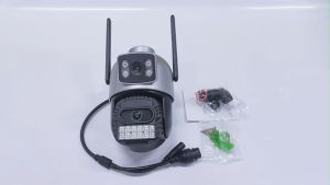 Hamrol 10MP 5G&2.4GHZ Dual Lens PTZ WiFi Camera Human Tracking Smart Night Vision Wireless CCTV O-KAM App