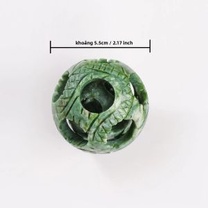 1PC Ngọc Tự Nhiên Tinh Tế Bóng Phong Thủy Trang Trí Nhà Đá Thô Khắc Cổ Bộ Sưu Tập Vật Trang Trí Pha Lê Quà Tặng