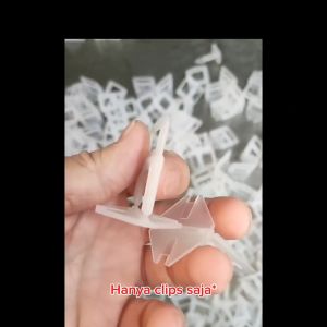 Klip Perata Pasang Keramik Granit Tipe Pasak Jarak Nat 2mm 100pcs