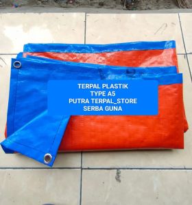 TERPAL PLASTIK A5 UK 4×10 METER KUALITAS SEDANG SERBAGUNA