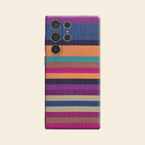 colorful woven stripe Luxury Fashion Full Lens Protective Case for Samsung Galaxy S26 S25 S24 A56 A36 Plus Ultra