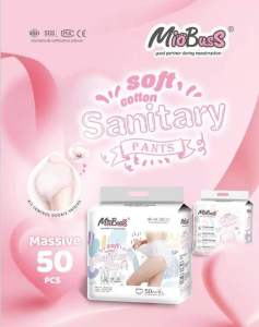 50 MIẾNG BĂNG VỆ SINH QUẦN MIOBUSS FREESIZE TỪ 35KG-75KG MẶC VỪA