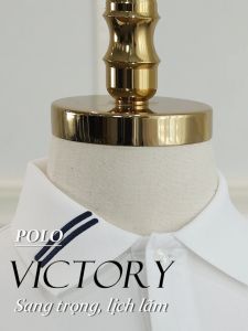 Áo Polo nam thêu cao cấp - Tặng Hộp Gói Quà Xịn - SIXMEN VICTORY - polo vải cá sấu cotton CVC thoáng mát nam tính