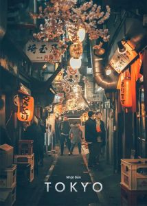 1000 Mảnh Ghép Hình - Cảnh Đường Phố Tokyo Xưa Với Kiến Trúc Truyền Thống Nhật Bản Giảm Căng Thẳng Trang Trí Nhà Cửa Quà Tặng Cho Người Lớn