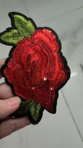 Hoa thêu kim sa ủi nhiệt