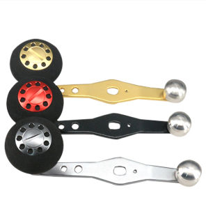DEUKIO Metal Handle & Aluminum Alloy EVA Knob Fishing Reel Handle 8*5mm For Baitcasting Parts DIY Modification