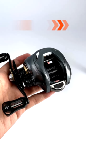 RYOBISEASIR CAST X2 Reel BC Reel Pancing Baitcasting Kumparan Aluminium Kiri/Kanan Rasio Gigi 7.3:1 6+1 Bantalan Bola Ganda Gagang Pegangan Serat Karbon 9kg Tarikan Maks Gulungan Pancing Umpan Casting BFS Gulungan Pancing Air Asin Segar Mikro #SEASIR