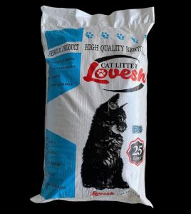 Pasir Kucing Gumpal Wangi LOVESH 10 Liter - LAVENDER