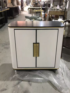 Hotel Accessible Luxury Entrance Cabinet Hallway New Chinese Modern Entrance Curio Cabinet Sideboard a Long Narrow Table Side View Console Tables