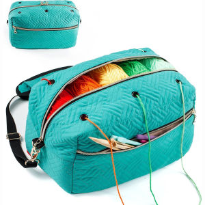 Crochet Bag Organizer Yarn BagYarn Knitting Tool Storage OrganizerYarn Holder for Crochet Needles AccessoriesKnitting Tools