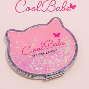 CoolBabe sand glitter cat head mirror premium