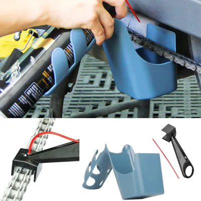 Chain oiler oil pollution box bicycle and motorcycle cleaning kit