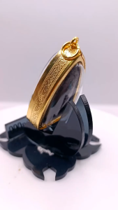 K744 จี้พระเหรียญ หลวงปู่ทวด เหยียบน้ำทะเลจืด วัดช้างให้ ปัตตานี ปี 2497 เนื้อว่าน กรอบทองไมครอน พร้อมส่ง