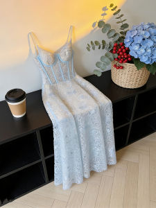 Elegant Lace Strap Dress