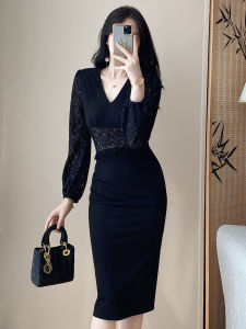 SUYE | Slimming Sensual V-Neck Lace Dress