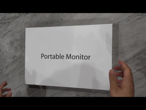 AHXJKA 15.6 Inch Portable Monitor FHD 1080P60HZ Ultra-Slim Travel Monitor With Kickstand USB-C&HDMI HDR IPS Computer Gaming Display For Laptop PC Phone Mac Xbox PS4/5 Switch